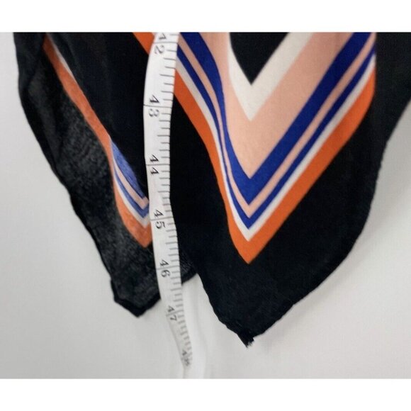 MSK Women’s Black Floral Handkerchief Hem Dress Size Medium - Picture 9 of 13